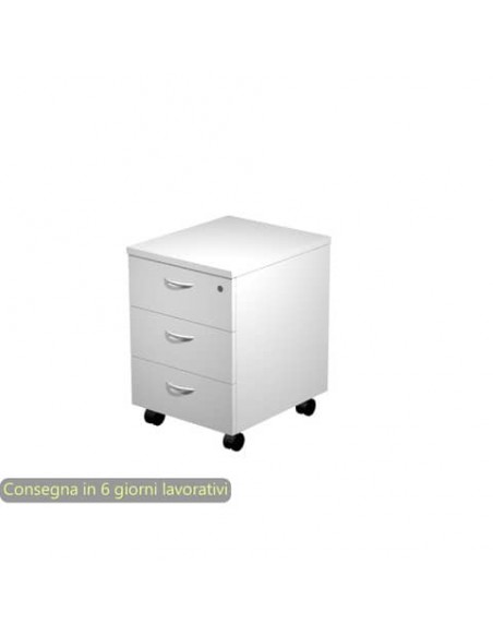 EC - Cassettiera a tre cassetti montata grigio 41