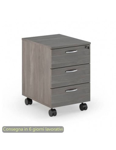 EC - Cassettiera a tre cassetti montata frassino toscano 41