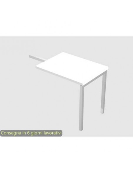 Allungo reversibile dx/sx per scrivania Artexport Presto Venere Plus 80x60x72