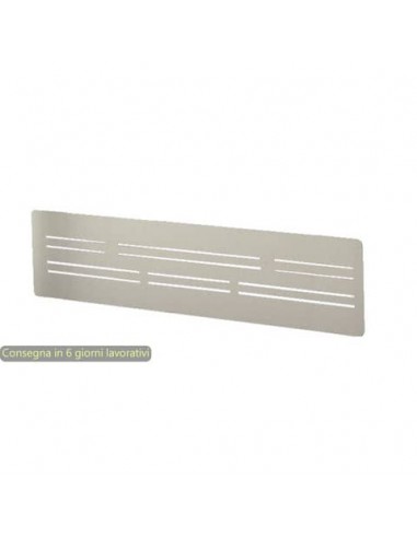 Modesty Panel Metal Artexport Presto Venere Plus sp. 15 mm 168x30 cm grigio allluminio - BMAD18+BOAC-AA