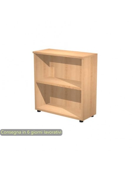 Mobile a giorno basso faggio 80x35xH.72 cm con 1 ripiano regolabile linea Presto Artexport - 030/6