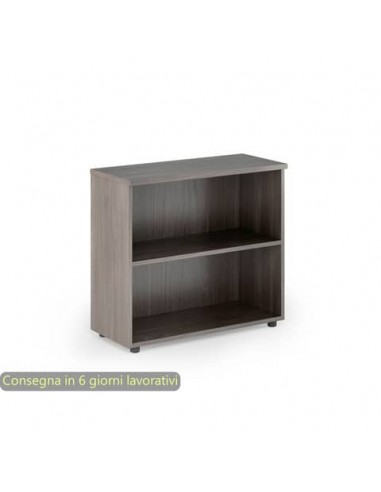 Mobile a giorno basso frassino toscano 80x35xH.72 cm con 1 ripiano regolabile linea Presto Artexport - 030/F