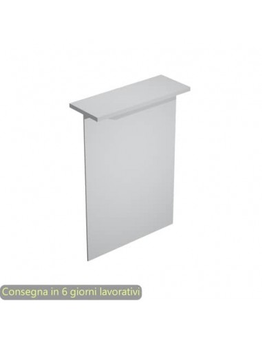 Sopralzo reception lineare grigio 80x30xH.115 cm per scrivania linea Presto Artexport - RB-80/9