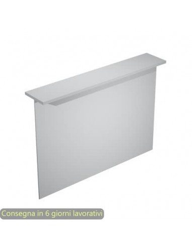 Sopralzo reception lineare grigio 160x30xH.115 cm per scrivania linea Presto Artexport - RB-160/9