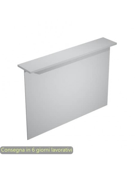Sopralzo reception lineare grigio 160x30xH.115 cm per scrivania linea Presto Artexport - RB-160/9