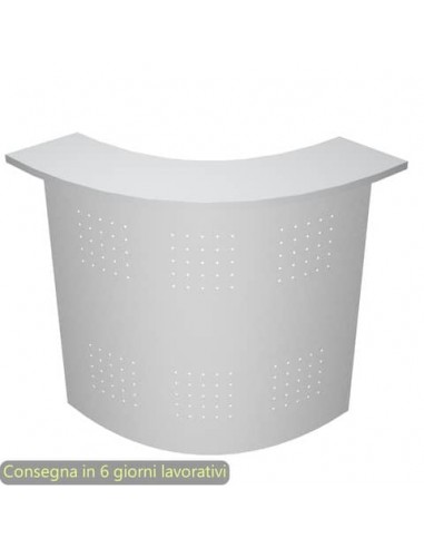 Sopralzo reception angolare 90° grigio 90° 96