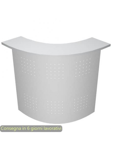 Sopralzo reception angolare 90° grigio 90° 96