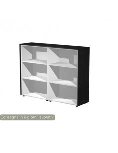 Mobile a giorno medio doppio top nero doppio 163x43xH.119