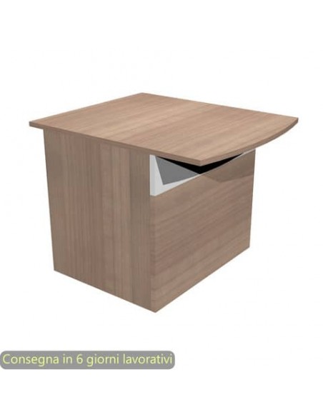 Bancone reception basso per disabili ciliegio arabis 80x97