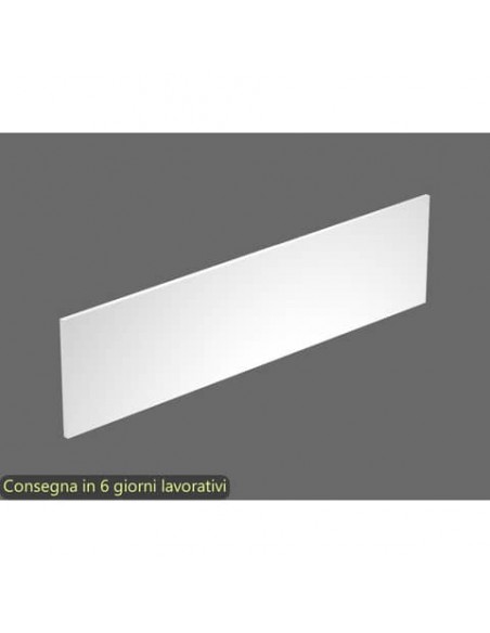 Pannello divisorio + staffe supporto per bench bianco 180x40 cm in melaminico linea Bridge Artexport - PAN-180-BTA/3