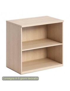 Mobile a giorno basso rovere 80x46xH.73 cm con 1 ripiano linea Bridge/Flex Artexport - BB/C