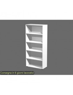 Mobile a giorno alto bianco 90x44xH.200 cm 4 ripiani inseribili - linea armadi componibili 2898 Artexport - AR/ST/3
