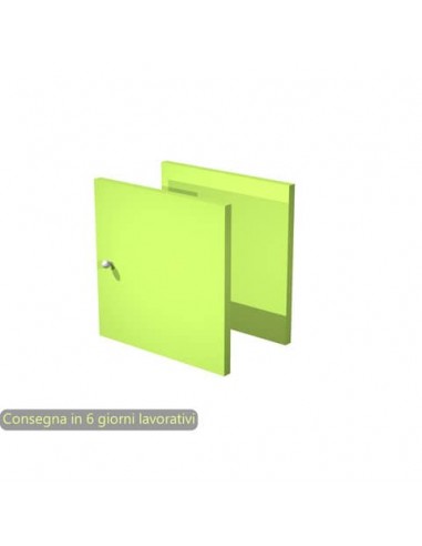 Coppia di antine verde neon per libreria componibile Maxicolor Artexport - 32