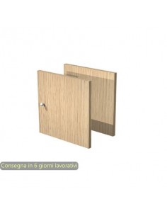 Coppia di antine rovere per libreria componibile Maxicolor Artexport - 32