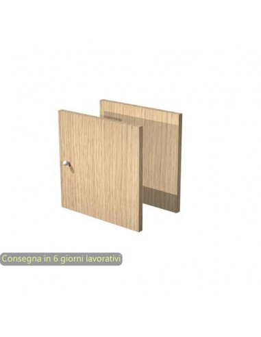 Coppia di antine rovere per libreria componibile Maxicolor Artexport - 32