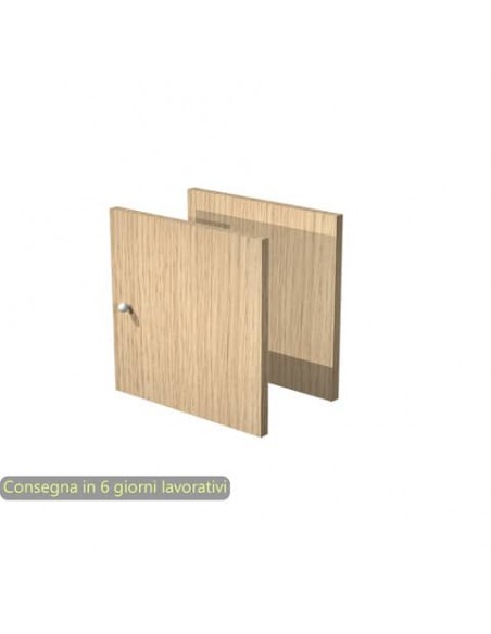 Coppia di antine rovere per libreria componibile Maxicolor Artexport - 32