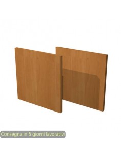 Coppia di dietri noce chiaro per libreria componibile Maxicolor Artexport 32