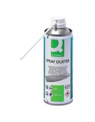 Bomboletta di aria compressa Q-Connect utilizzabile in verticale priva di HFC 400 ml - KF04499