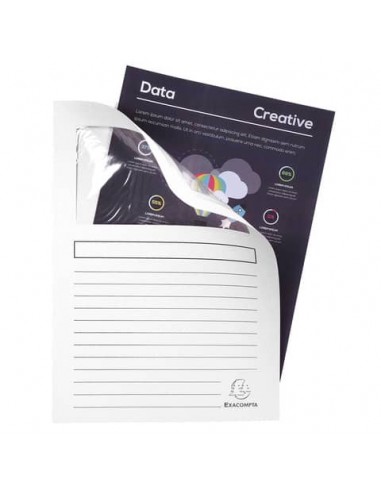 Cartelline con finestra Exacompta Forever® A4 cartoncino 120 g/m² bianco conf. da 100 - 50110E