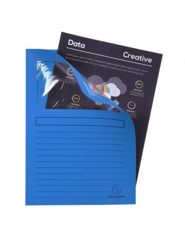 Cartelline con finestra Exacompta Forever® A4 cartoncino 120 g/m² assortiti  conf. da 100 - 50100E