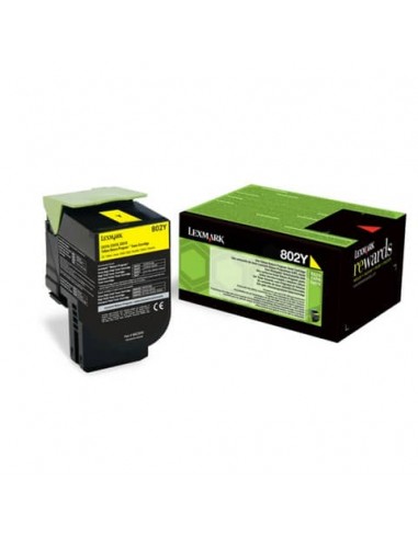 Toner return program 802Y Lexmark giallo  80C20Y0