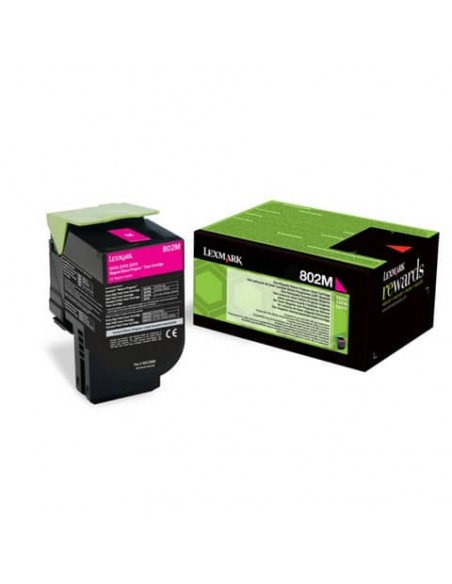 Toner return program 802M Lexmark magenta 80C20M0