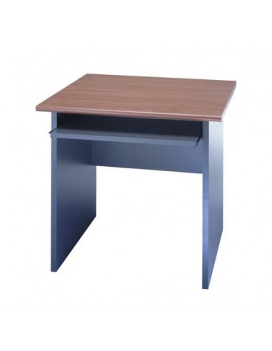 Scrivania Frensy Venice 80x80x72 cm piano ciliegio - fianchi a pannello antracite - UVES80