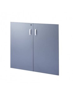 Coppia ante per mobile basso Frensy Venice doppia larghezza 90x90 cm Antracite - UVEAT99