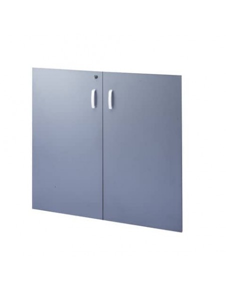 Coppia ante per mobile basso Frensy Venice doppia larghezza 90x90 cm Antracite - UVEAT99