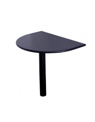 Penisola Frensy Venice 80x60x72 cm laccato nero con gamba in metallo UVEP