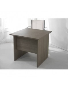 Scrivania Frensy Larix 80x80x72 cm fianchi a pannello rovere grigio ULAGS80