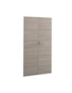 Coppia ante mobile alto largo Frensy Larix 90x180 cm rovere grigio ULAGAT18