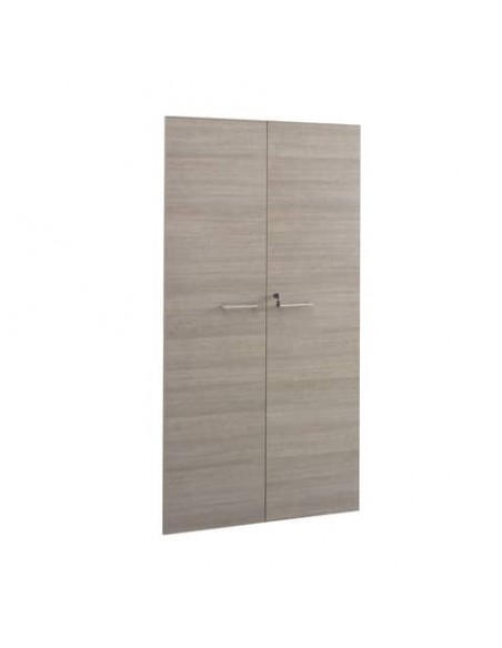 Coppia ante mobile alto largo Frensy Larix 90x180 cm rovere grigio ULAGAT18
