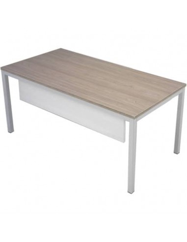 Scrivania con gambe metalliche Frensy Florence 180x80x72 cm olmo frassino chiaro - UFLSM18