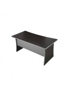 Scrivania Frensy Spirit fianchi a pannello 140x80x72 cm wengé USPWS14