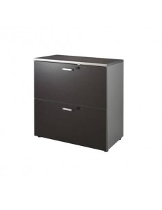 Mobile portacartelle Frensy Spirit 90x45x90 cm wengé USPWMPC