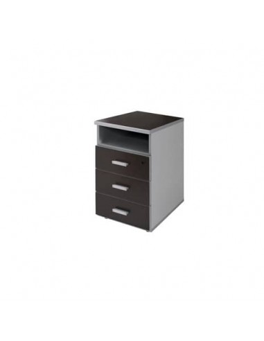 Cassettiera 3 cassetti + vano Frensy Spirit 44x52x72 cm wengé USPWC3C