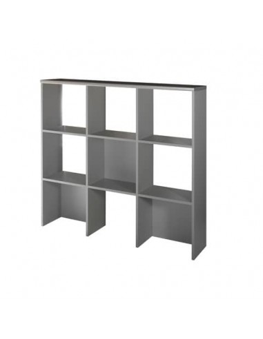 Libreria per sopra mobile Frensy Spirit 135x30x125 cm top rovere - struttura argento - USPRLIB