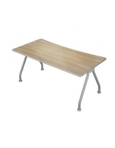 Scrivania con gambe metalliche Frensy Spirit 140x80x72 cm rovere USPRSM14