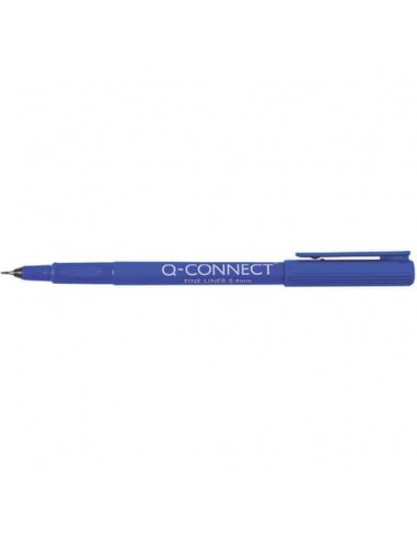 Fineliner Q-Connect 0.4 mm blu  Conf. 10 pezzi - KF25008