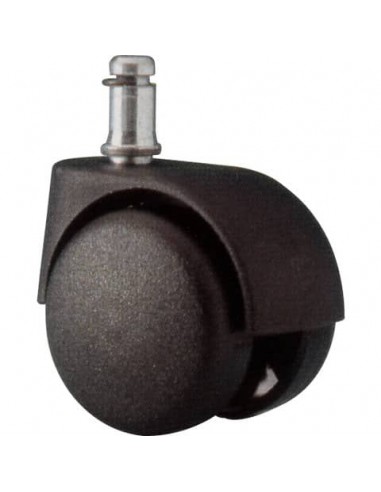 Set 5 ruote per sedie Unisit nylon nero ACCRUC5