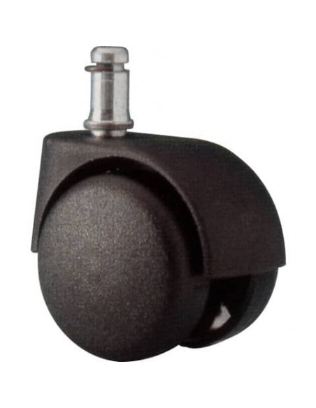 Set 5 ruote per sedie Unisit nylon nero ACCRUC5