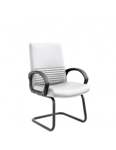 Sedia direzionale Unisit Chorus CHV interlocutore Eco Smart ecopelle bianco - CHV/KQ