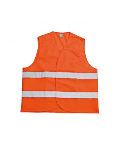 Gilet catarifrangente Iternet poliestere 125 gr/mq arancio fluo S31221