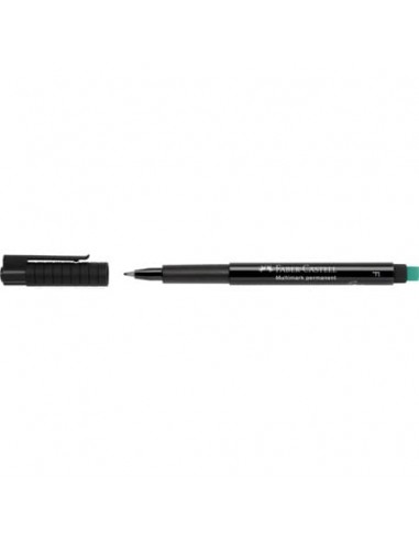 Marcatore cancellabile Faber-Castell Multimark nero F 0