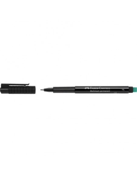 Marcatore cancellabile Faber-Castell Multimark nero F 0