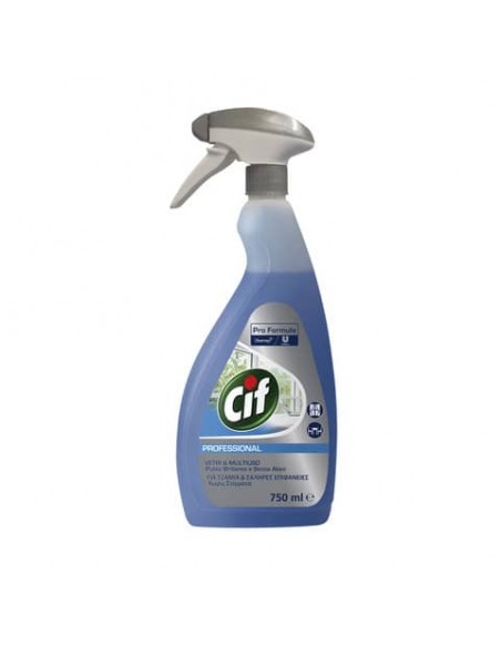 Detergenti per vetri e specchi Cif blu flacone 750 ml 7517905