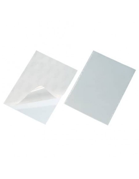 Buste adesive DURABLE POCKETFIX® A4 polipropilene trasparente conf. 50 pezzi - 829619