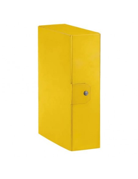 Cartella portaprogetti Esselte C90 DELSO ORDER dorso 10 cm presspan lucido giallo 25x35 cm  - 390390090
