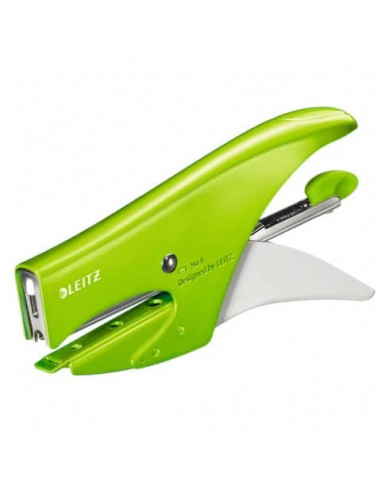 Cucitrice fino a 15 fogli Leitz 5547 WOW verde lime metallizzato 55472054